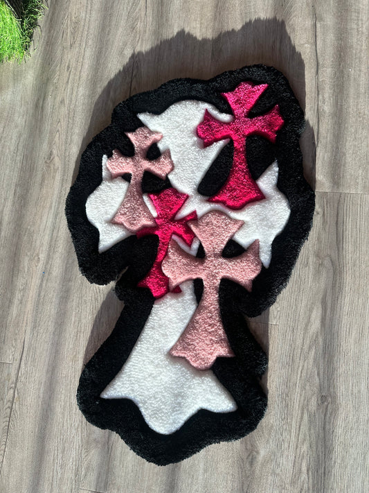 Pink Cross Rug