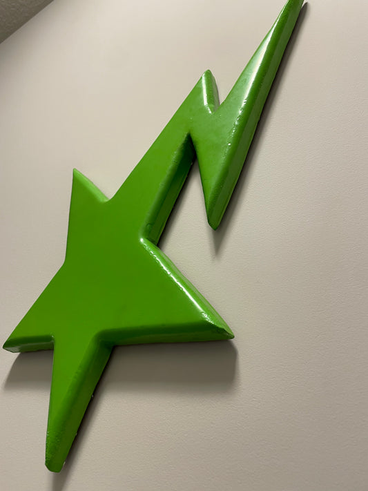 Green Star Wall Art