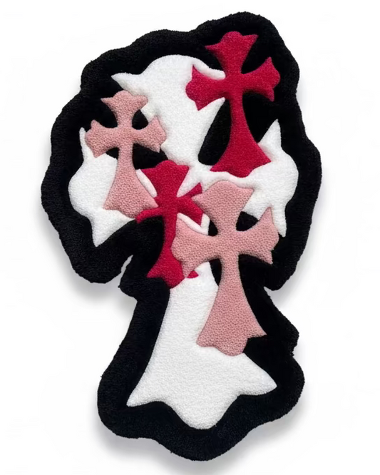 Pink Cross Rug