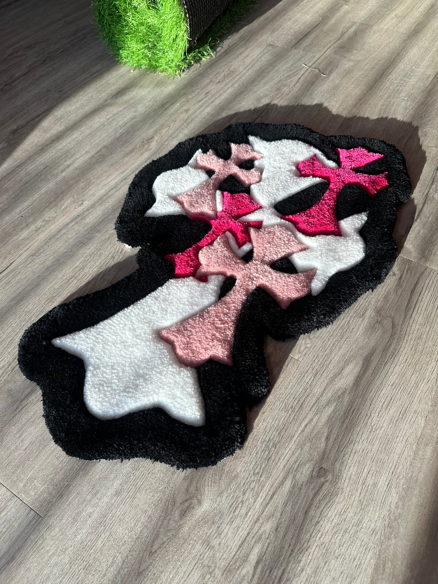 Pink Cross Rug