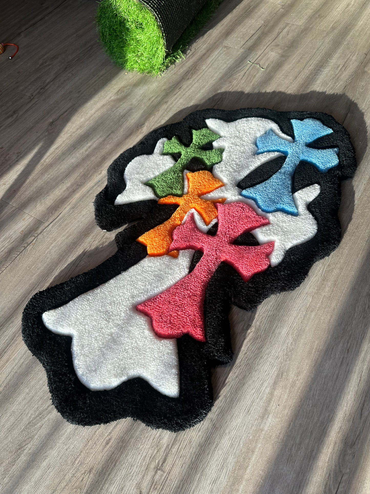 Sherbert Cross Rug