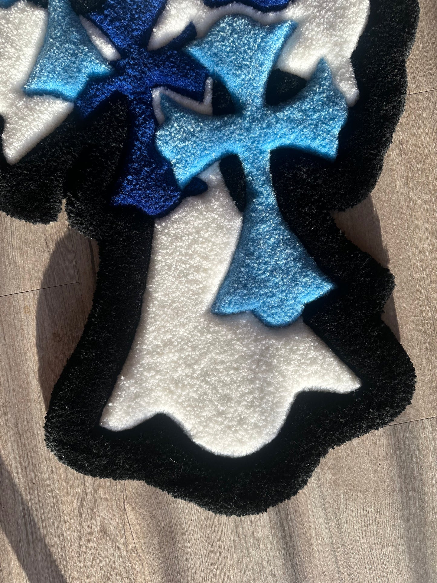 Blue Cross Rug