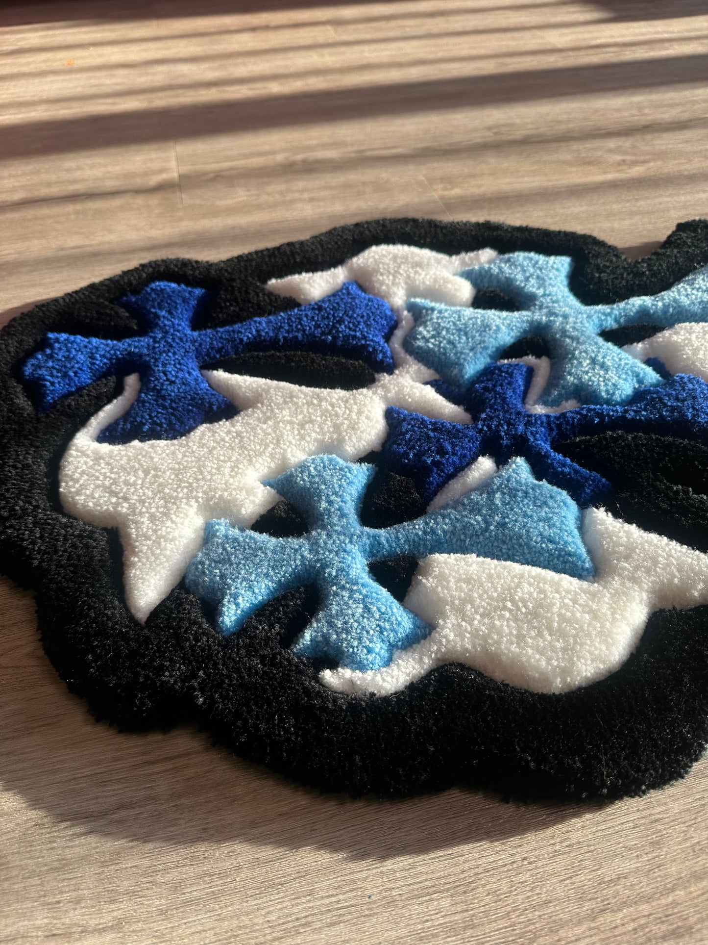 Blue Cross Rug