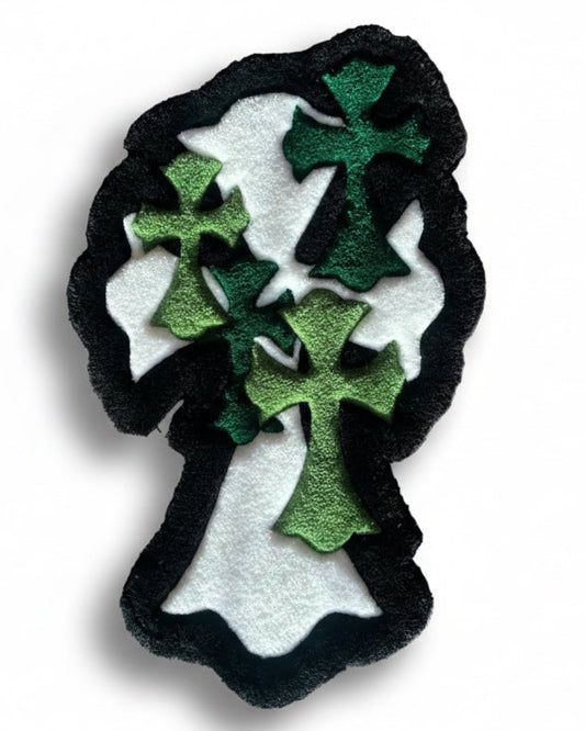 Green Cross Rug