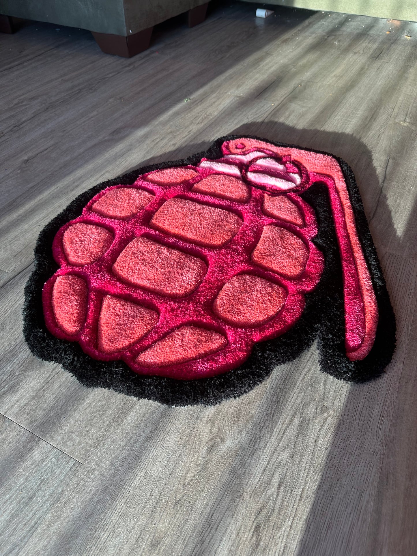 Pink Grenade Rug