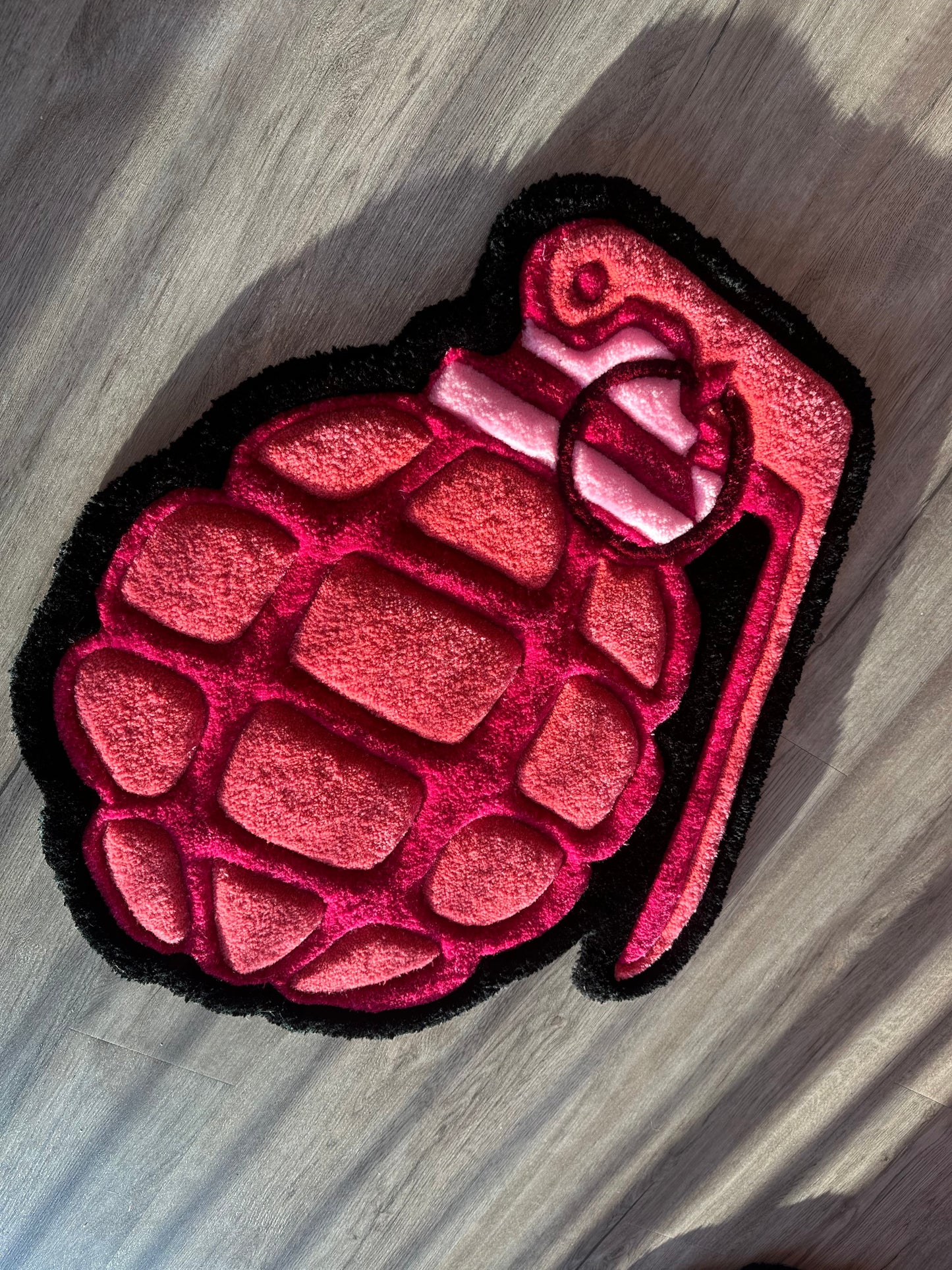 Pink Grenade Rug